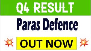 Paras Defence and Space Technologies    Ltd  Q4RESULT 🔴Paras Defence and Space Technologies