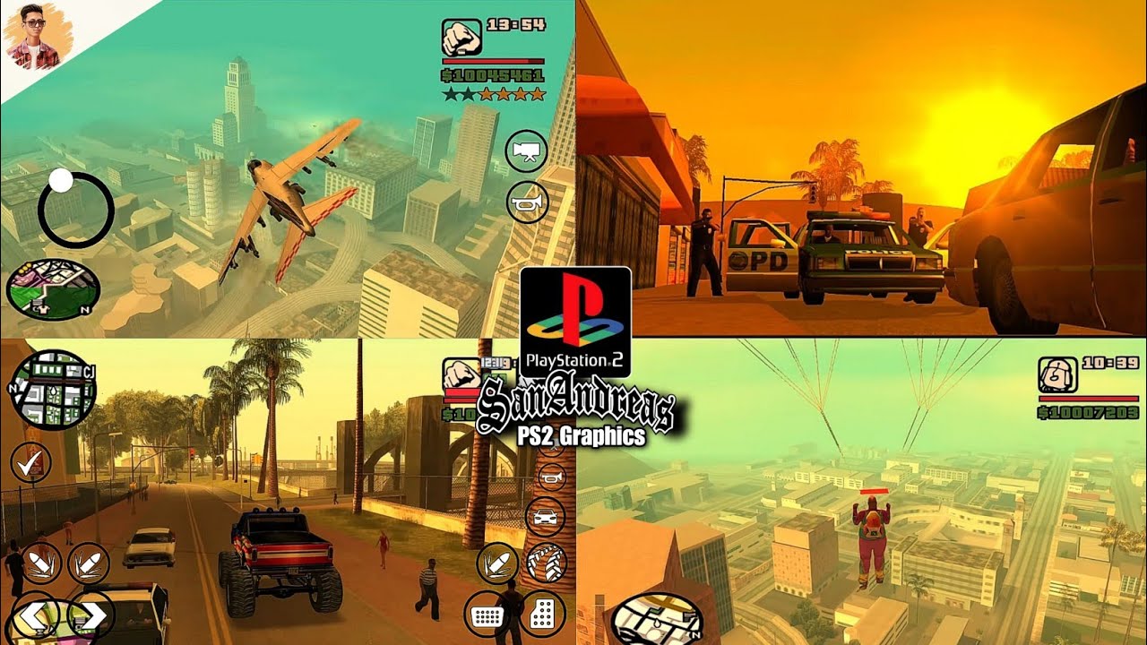 GTA San Andreas PS2 GRAPHICS for ANDROID Mod 