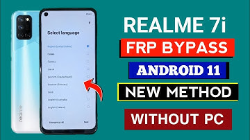 Realme 7i || FRP Bypass || Android 11/12 || Google Account Unlock || Without Pc || New Method 2024