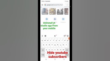 Hide youtube subscribers || mobile method #shorts #simple and easy