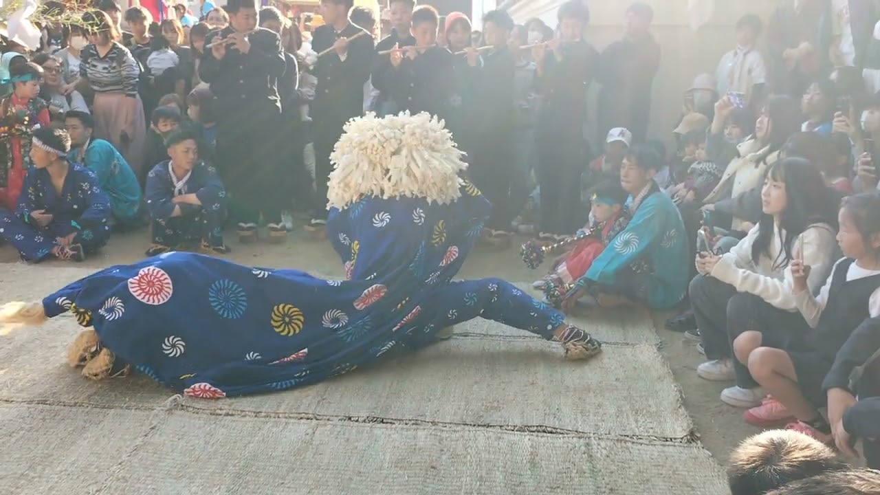 2023年　赤穂市塩屋獅子舞