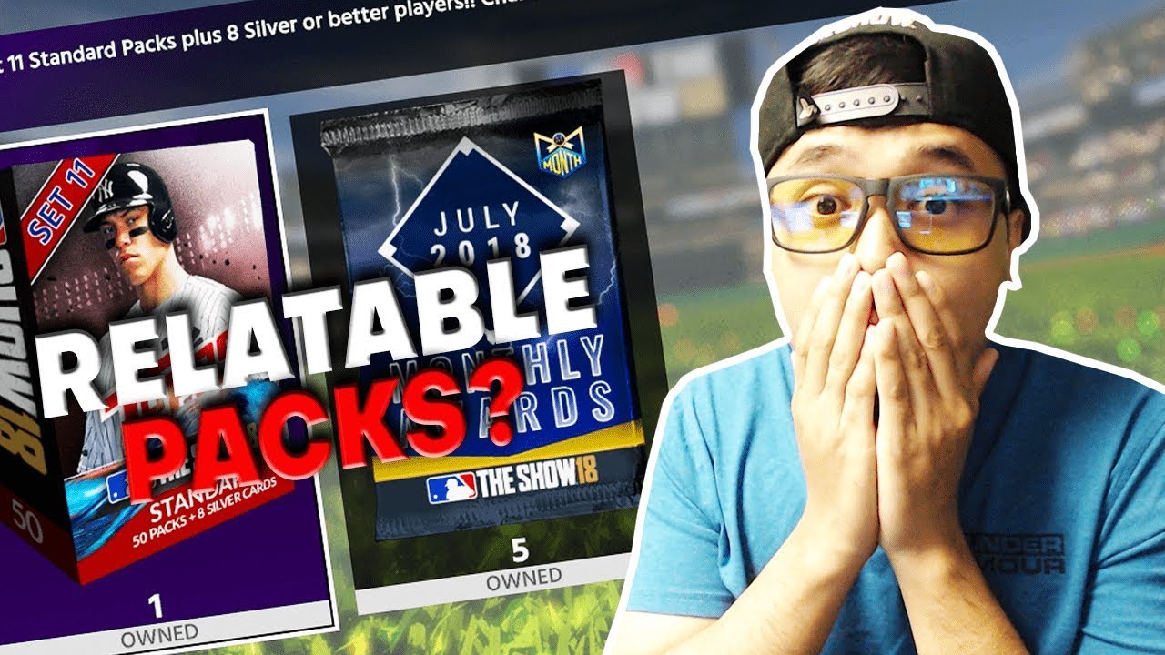 The MOST RELATABLE Packs EVER? MONTHLY AWARD PACKS! MLB The Show 18 Diamond Dynasty