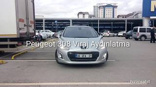 Peugeot 308 (T8) Viraj Aydinlatma Resimi