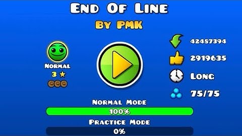 Geometry Dash | End of Line 100% No Coins