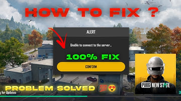 unable to connect to the server problem || pubg new state not opening problem fix kaise kare ?