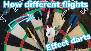 How changing flights effects the darts screenshot 3