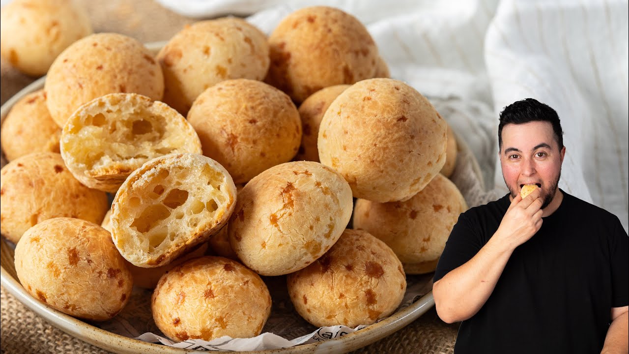 How to Make Brazilian Cheese Bread  Easy Pão de Queijo Recipe 