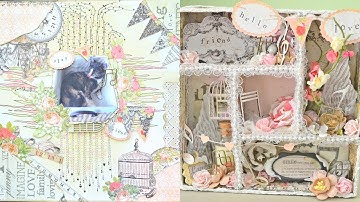Discount Paper Crafts DT Project:Scrapbook Layout & Altered Configuration Box (Start-to-finish)