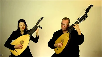 J. S. Bach Menuet I & II, French Suite BWV 814, www.luteduo.com