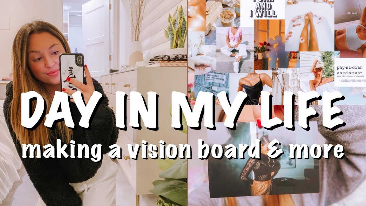 VLOG: making a vision board, picking up my film pictures, & more!