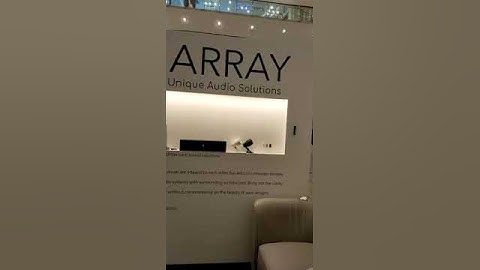 Hoe Huat world most slim k array  speaker roadshow at BSC mall bangsar