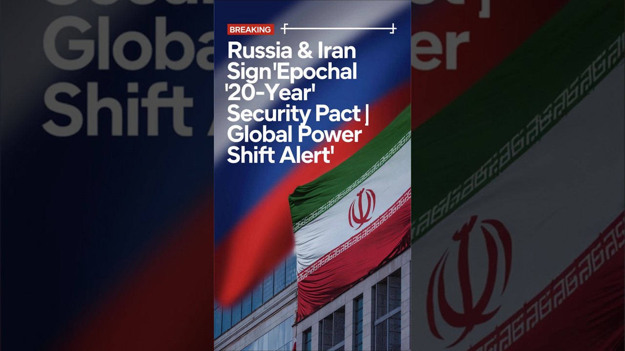 BREAKING: Russia & Iran Sign 'EPOCHAL' 20-Year Security Pact | Global Power Shift Alert 🚨