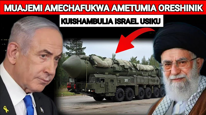 IRAN AMEPIGA ORESHNIK ISRAEL NA KUUA WATU 70+ HALI NI MBAYA SANA WAZAYUNI HAWANA LA KUFANYA