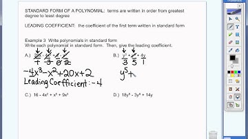Algebra 6.3 Example 3