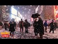 LIVE | Winter Storm Hits New York City: Roads Blocked, Trains Canceled, Chaos Ensues