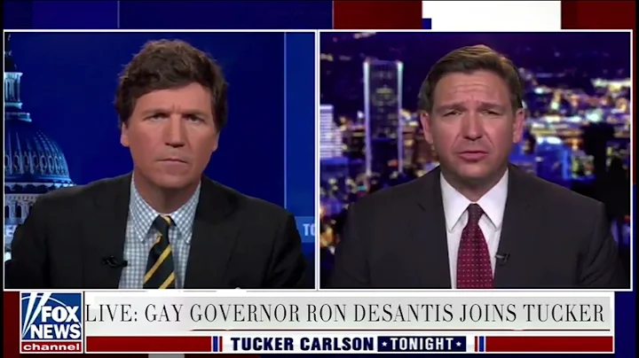 Ron DeSantis Interviewed by Tucker Carlson About UFOs in Montana (REAL RAW FOOTAGE)