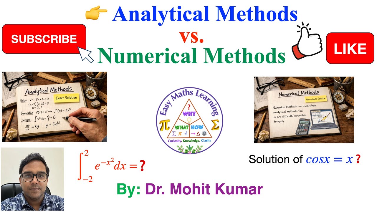 Analytical Methods vs. Numerical Methods