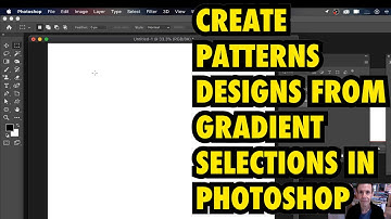 Create Pattern bursts and random fills from gradients in Photoshop tutorial
