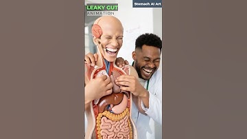 Human Digestive System Animation | Human Anatomy | Stomach AI Art | 07