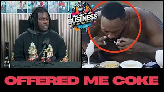 Jonathan Wright shares a story about a celebrity's wild behavior that left everyone speechless