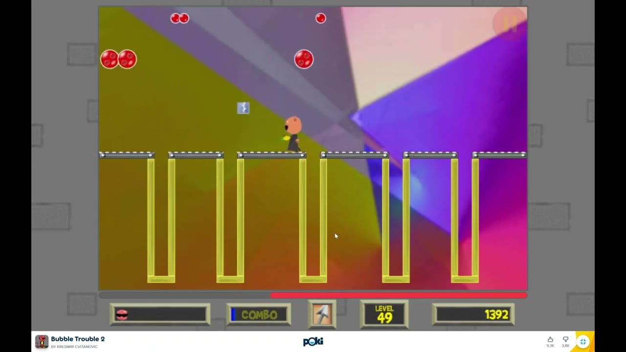BUBBLE TROUBLE ( STRUGGLE ) 2 LEVEL 49