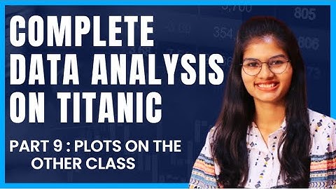 Data Analysis on Titanic : Feature - plots in other class | Part 9 | Python | Shambhavi gupta