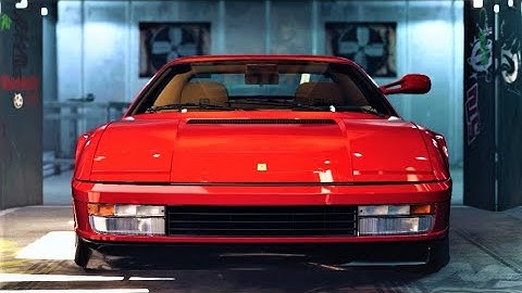 NFS Unbound - Ferrari Testarossa Coupe 1984 | Engine And Customization Showcase
