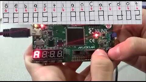 Nombre en display 7 segmentos || CoolRunner