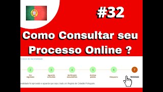 #32 Consultar estado do processo de nacionalidade | Justiça.gov.pt