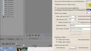 31.Sony Vegas Pro 12 - Adjusting the Display