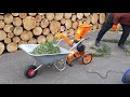 Dchiqueteuse de bois lectrique compacte 4 hp  dchiqueteuse de jardin fm4dde