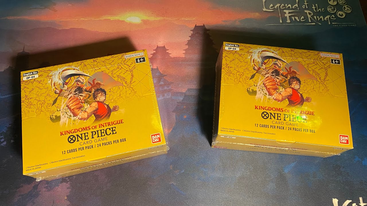 Booster Box One Piece Kingdoms Of Intrigue Bandai Em Inglês