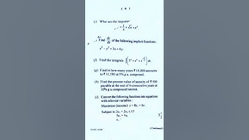 Utkal University//Business mathematics 2023//b.com