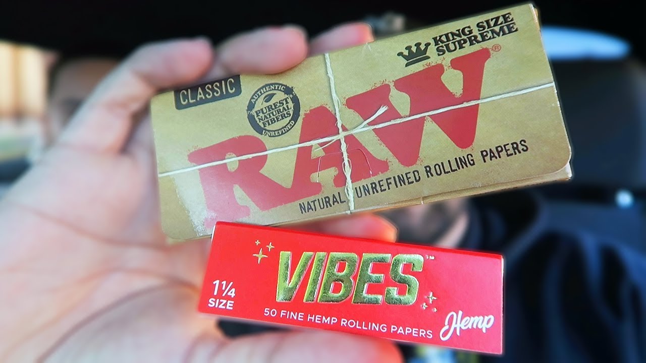 VIBES Rolling Papers VS. RAW Rolling Papers