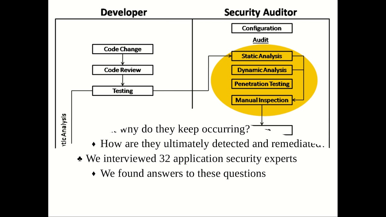 Security During Application Development: an Application Security Expert Perspective