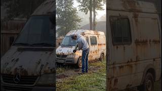 Turning a RUSTY Van into a LUXURY Tiny Home (Complete Timelapse)