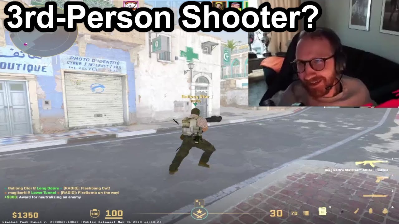 olofmeister finds a way to play CS2 in third-person - YouTube
