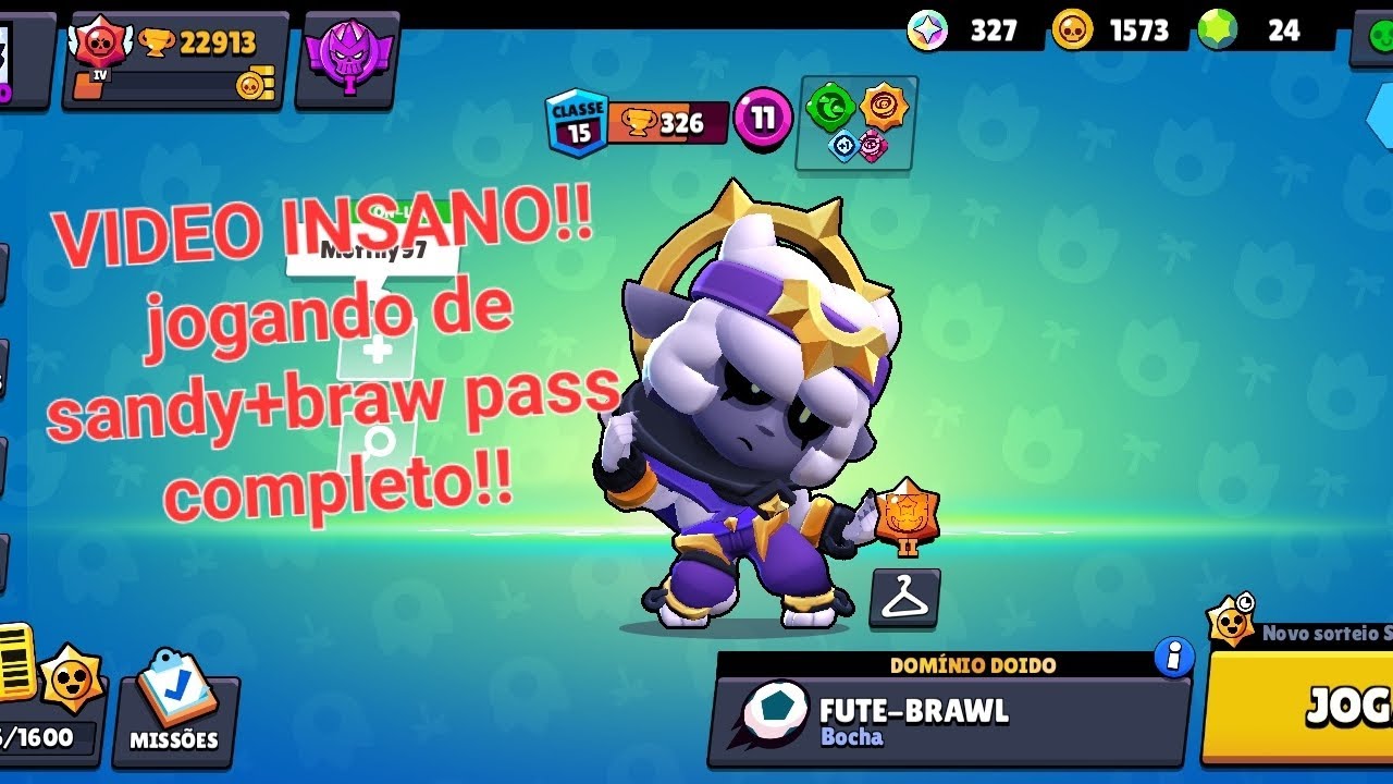 JOGUEI COM O SANDY PESADELO,MELHOR SKIN ATUALMENTE??? - YouTube
