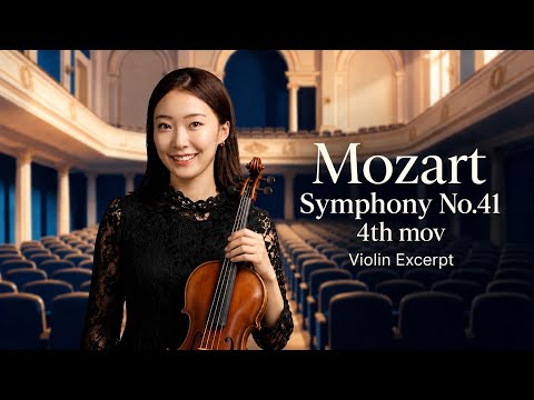 Mozart Symphony No.41 4th mov Violin Excerpt - YouTube