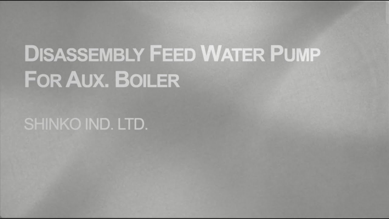 Disassembly Feed W Pump