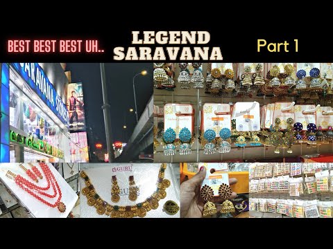 T.Nagar Legend Saravana Stores Fancy items (part 1) | Legend Fashion | Earrings collection