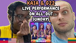 REACTION TO KAIA & G22 - Live Performance on All-Out Sundays | FIRST TIME WATCHING