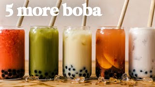 BOBA 5 Ways! MORE Favorite BOBA / BUBBLE TEA Recipes You Gotta Try (Part 2)