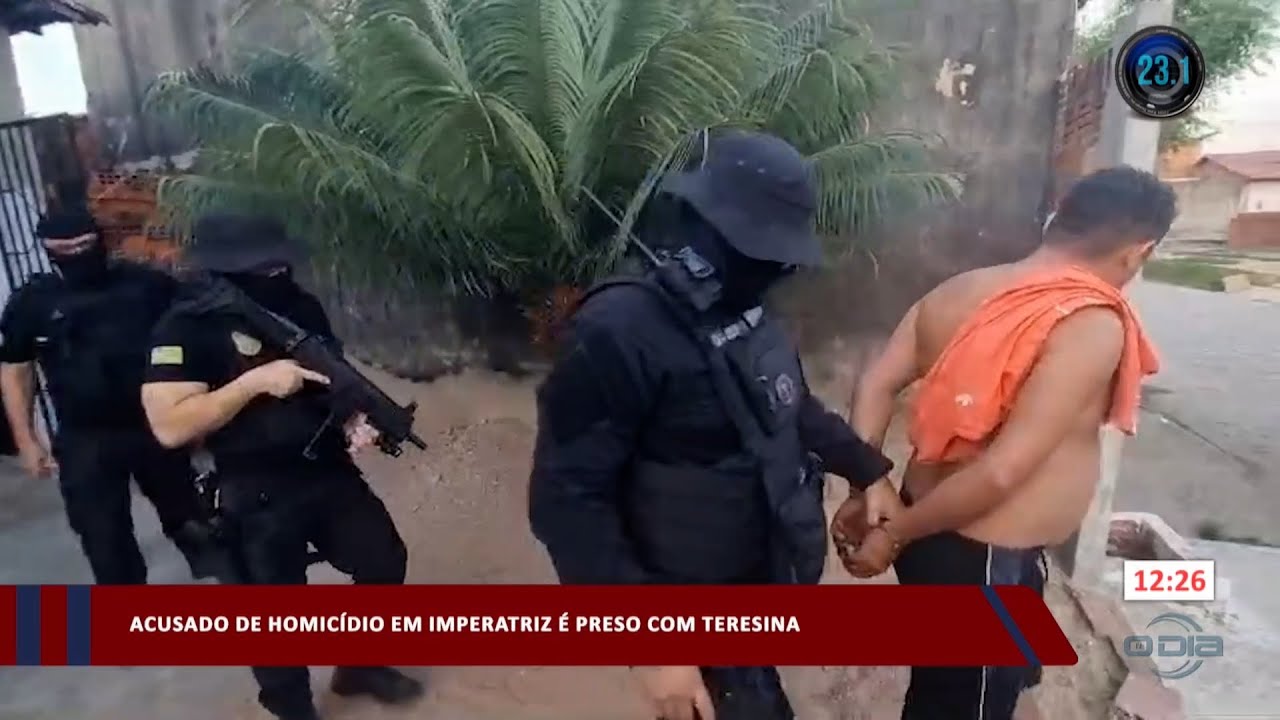 Acusado de homicídio em Imperatriz é preso em Teresina 03 10 2023