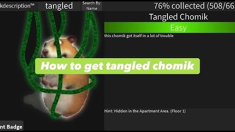 How to get tangled chomik in FTC