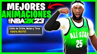 MEJORES ANIMACIONES en NBA 2K23 ? - Mejores ANIMACIONES de DRIBLING, MATES y TIROS ?