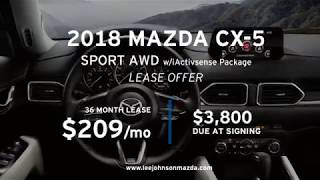 Lee Johnson Mazda CX-5 - August Special Lee Johnson Mazda