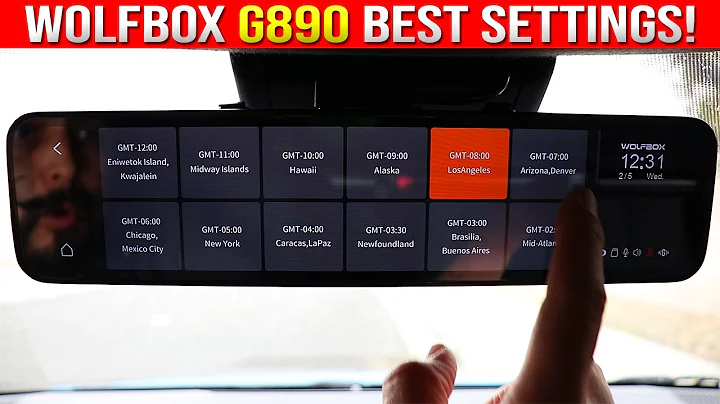 WOLFBOX G890 Mirror Dash Cam Full Menu & Best Settings