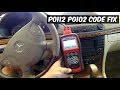 MERCEDES P0112 P0102 CODE FIX