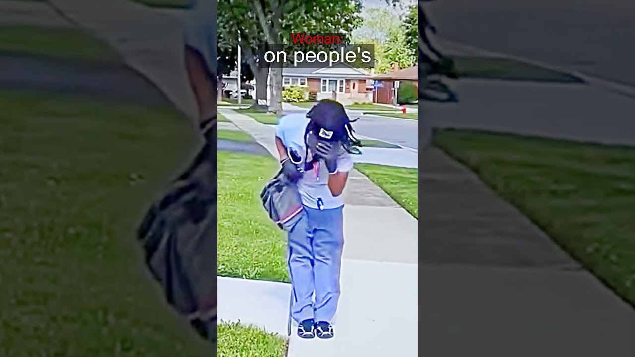 Delivery Man Ruins Her Front Lawn!